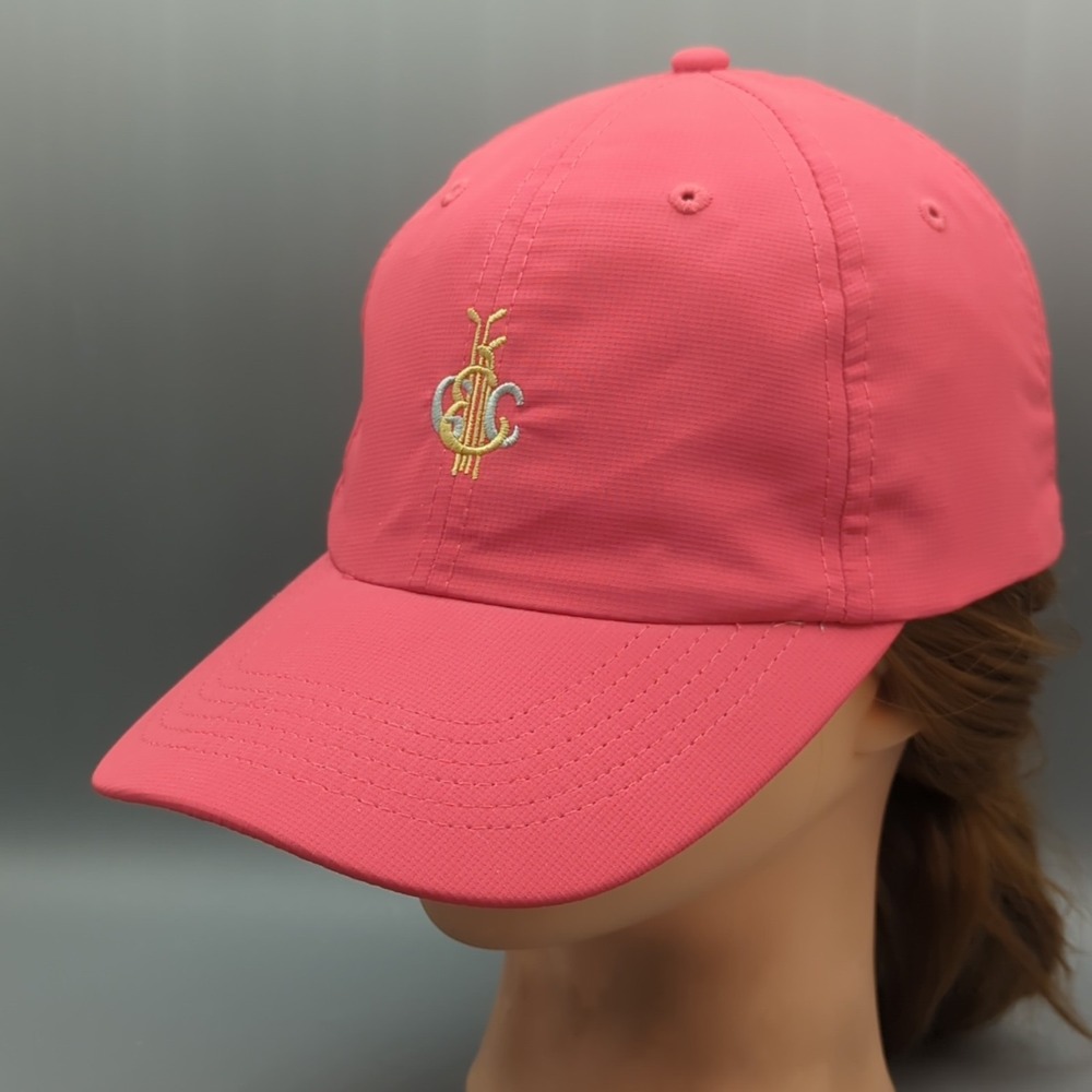 EGC Golf Club Course Logo Imperial Hat Cap Red OSFA Strapback Adjustable
